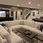 Comfortable Basement Finishing Hartford County Md Owens Corning Basement Finishing System By Lux Renovations
